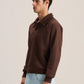 V-NECK COLLAR SWEATSHIRT