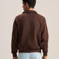 V-NECK COLLAR SWEATSHIRT