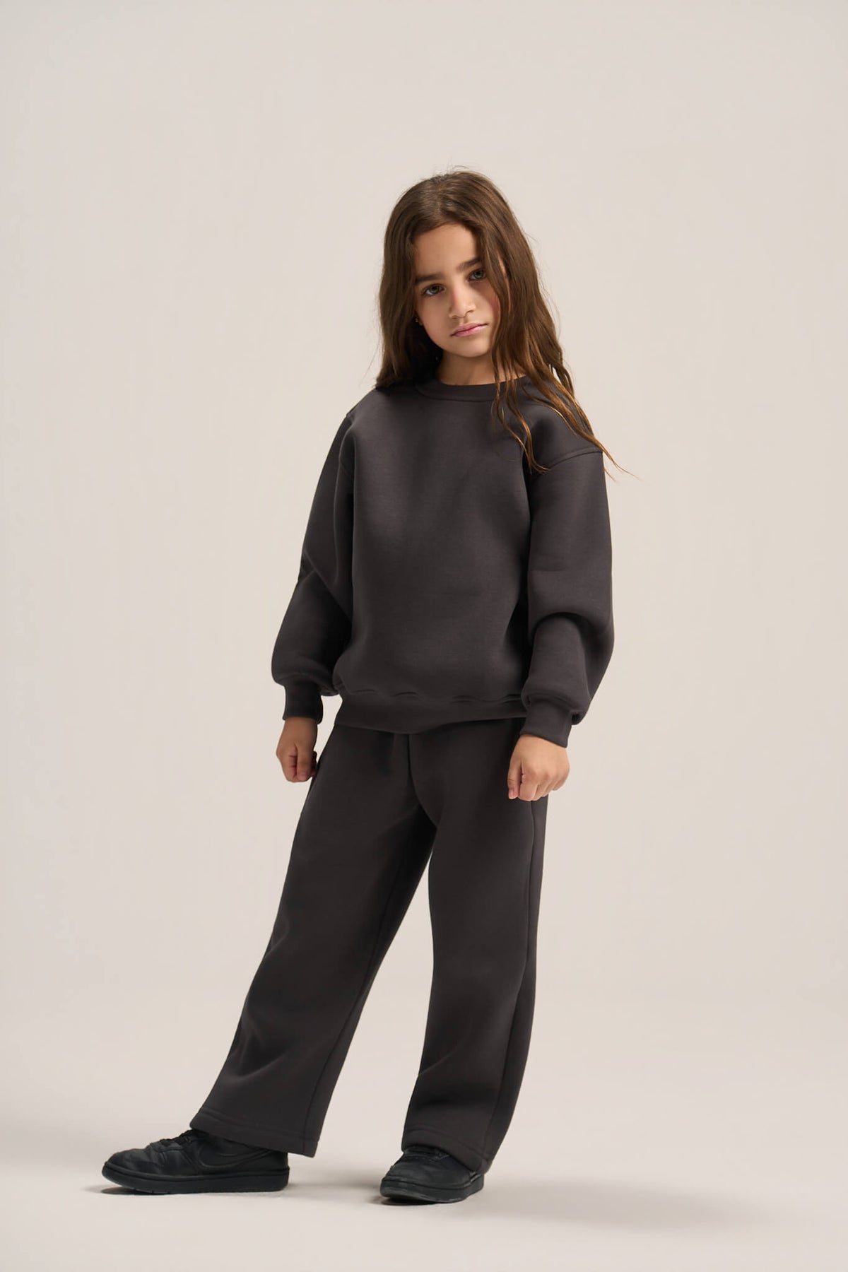 DARK GREY LITTLE ONES RELAXED-FIT SWEATPANT