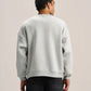 ASH GREY BOXY-FIT CREWNECK