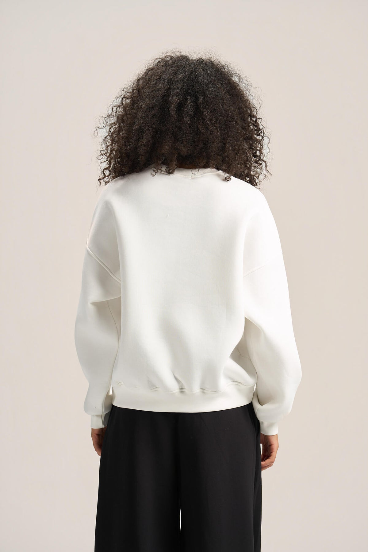 OFF-WHITE BOXY-FIT CREWNECK