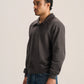 V-NECK COLLAR SWEATSHIRT