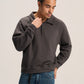 V-NECK COLLAR SWEATSHIRT
