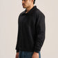V-NECK COLLAR SWEATSHIRT