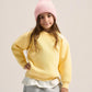 BUTTERMILK YELLOW LITTLE ONES BOXY-FIT CREWNECK