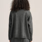 DARK GREY COZY KNIT PULLOVER