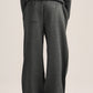 DARK GREY COZY KNIT PANTS