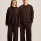 BROWN COZY KNIT PANTS