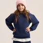 NAVY BLUE LITTLE ONES BOXY-FIT CREWNECK