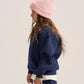 NAVY BLUE LITTLE ONES BOXY-FIT CREWNECK