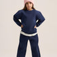 NAVY BLUE LITTLE ONES RELAXED-FIT SWEATPANT