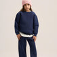 NAVY BLUE LITTLE ONES RELAXED-FIT SWEATPANT