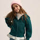 TEAL LITTLE ONES ESSENTIAL ZIP UP HOODIE