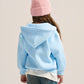 SKY BLUE LITTLE ONES ESSENTIAL ZIP UP HOODIE