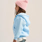SKY BLUE LITTLE ONES ESSENTIAL ZIP UP HOODIE