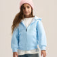 SKY BLUE LITTLE ONES ESSENTIAL ZIP UP HOODIE