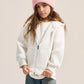 OFF WHITE LITTLE ONES ESSENTIAL ZIP UP HOODIE