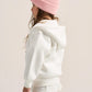 OFF WHITE LITTLE ONES ESSENTIAL ZIP UP HOODIE