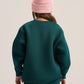 TEAL LITTLE ONES BOXY-FIT CREWNECK