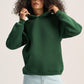 DARK GREEN OVER-SIZED HOODIE