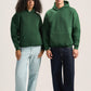 DARK GREEN OVER-SIZED HOODIE