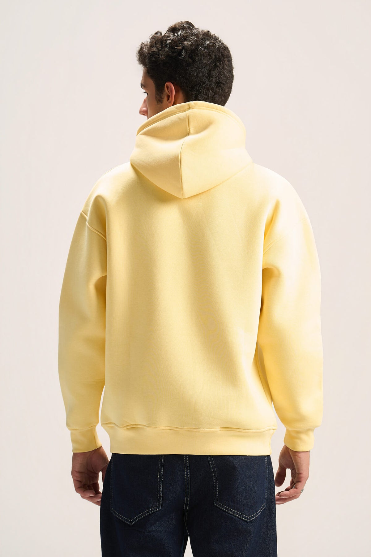 BUTTERMILK YELLOW OVER-SIZED HOODIE