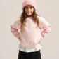 LIGHT PEACH LITTLE ONES BOXY-FIT CREWNECK