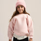 LIGHT PEACH LITTLE ONES BOXY-FIT CREWNECK