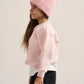 LIGHT PEACH LITTLE ONES BOXY-FIT CREWNECK