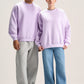 LAVENDER BOXY-FIT CREWNECK