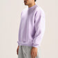 LAVENDER BOXY-FIT CREWNECK
