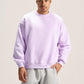 LAVENDER BOXY-FIT CREWNECK