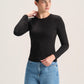 ROUND NECK LONG SLEEVE TOP
