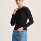 ROUND NECK LONG SLEEVE TOP