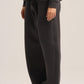 CHARCOAL GREY BARREL FIT SWEATPANTS