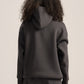 CHARCOAL GREY OVER-SIZED HOODIE