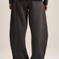 CHARCOAL GREY BARREL FIT SWEATPANTS