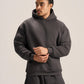 CHARCOAL GREY OVER-SIZED HOODIE