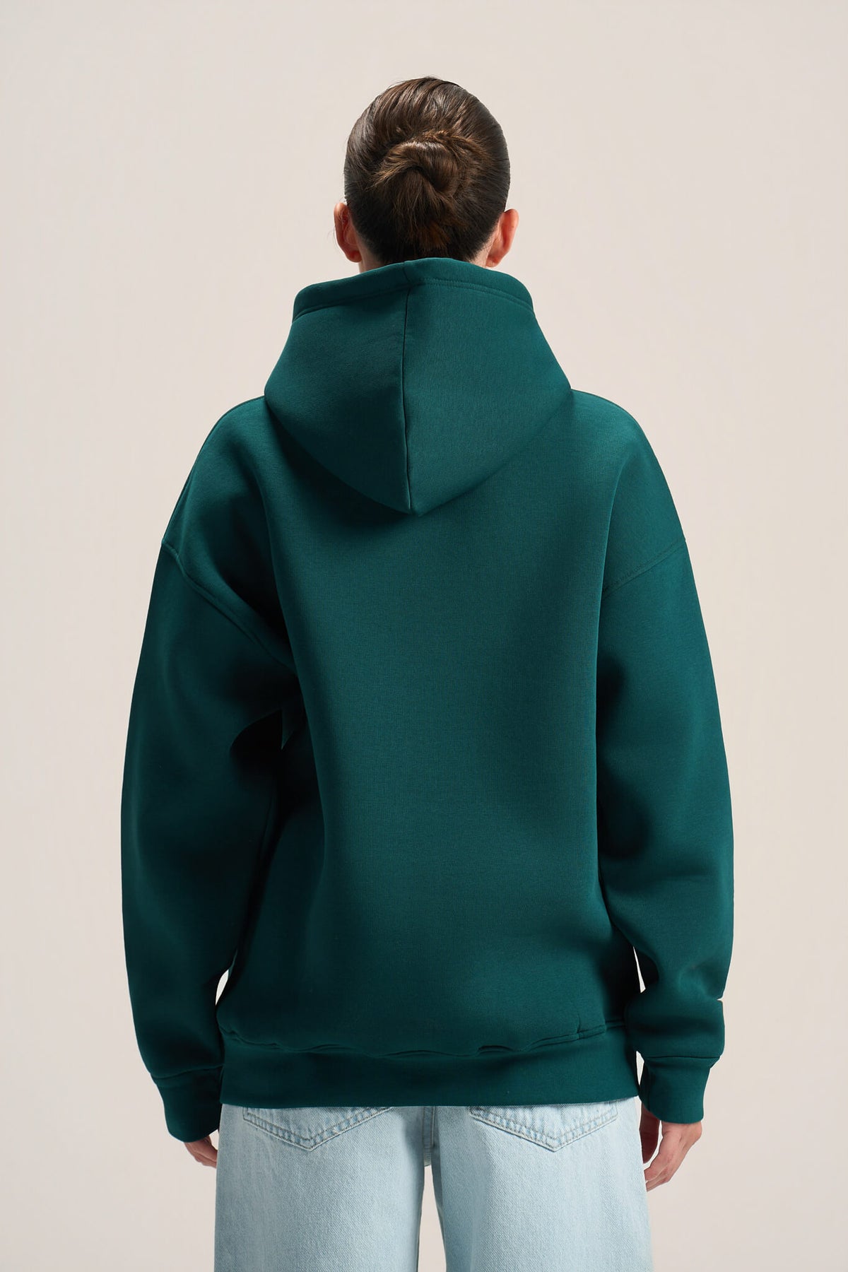 TEAL OVER-SIZED HOODIE