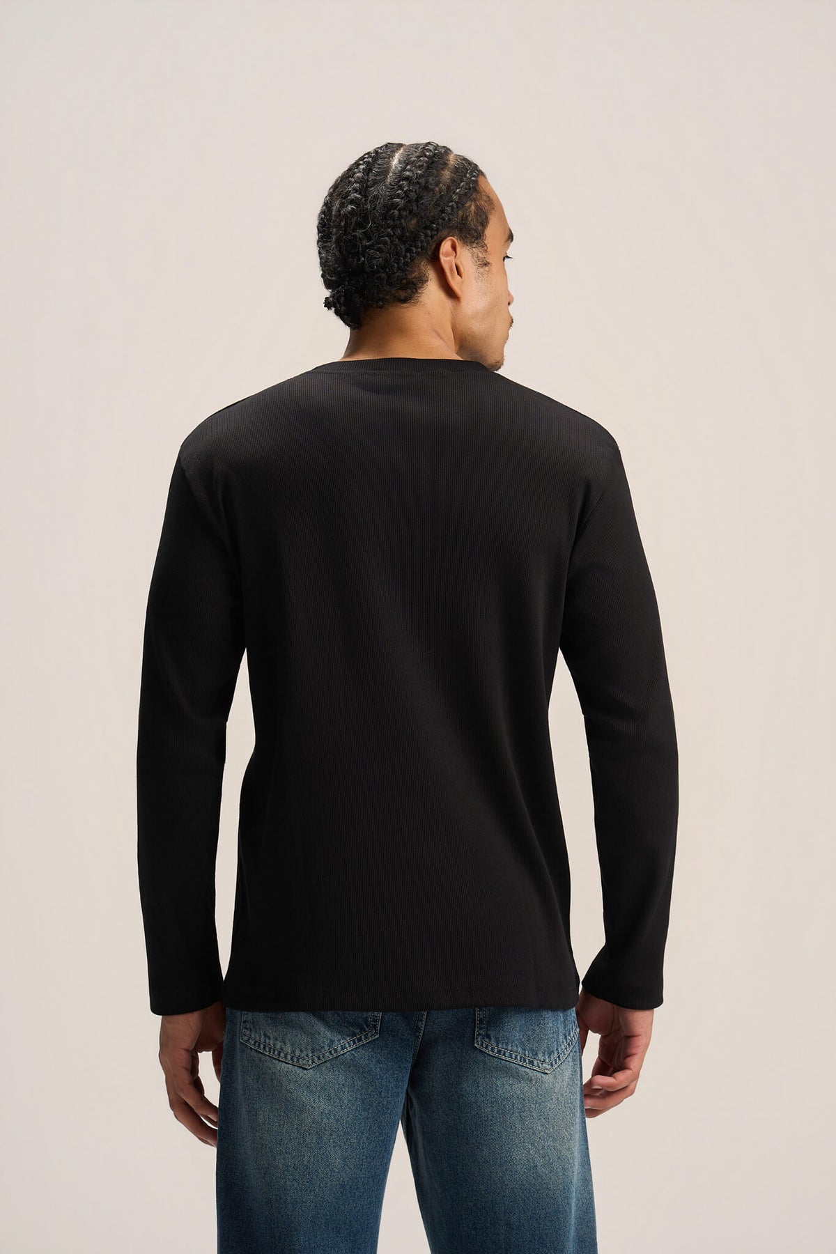 LONG SLEEVE HENLEY SHIRT