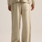 LIGHT BEIGE COZY KNIT PANTS