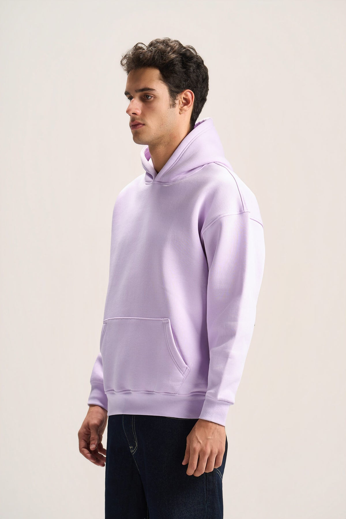 LAVENDER OVER-SIZED HOODIE