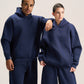 NAVY BLUE OVER-SIZED HOODIE