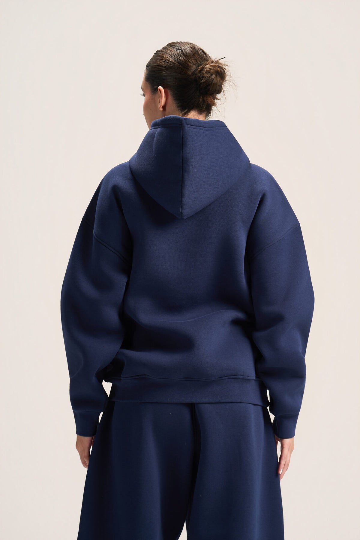 NAVY BLUE OVER-SIZED HOODIE