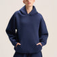 NAVY BLUE OVER-SIZED HOODIE