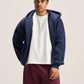 NAVY BLUE ESSENTIAL ZIP UP HOODIE