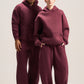 BURGUNDY OVER-SIZED HOODIE