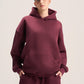 BURGUNDY OVER-SIZED HOODIE