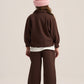 DARK BROWN LITTLE ONES RELAXED-FIT SWEATPANT