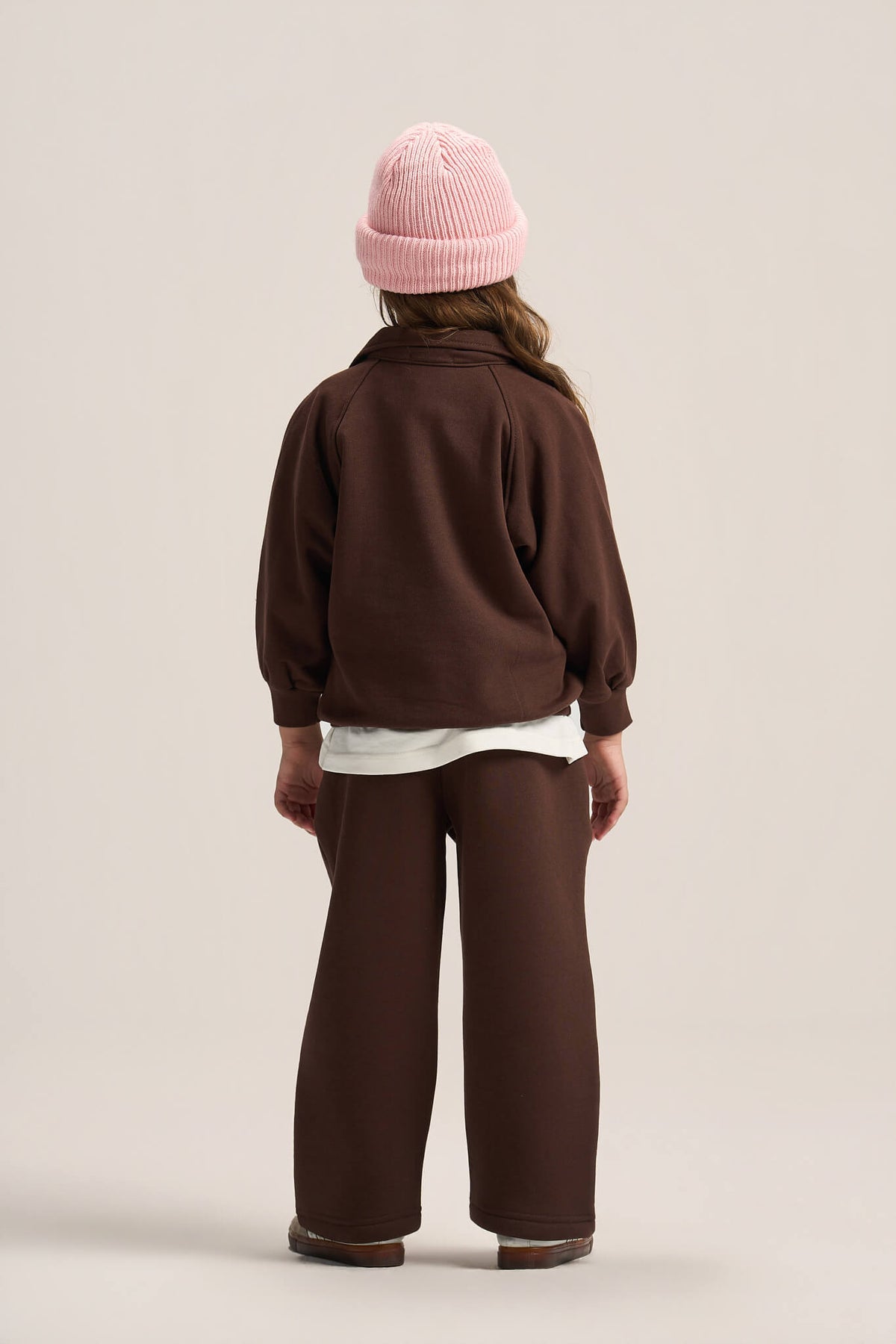 DARK BROWN LITTLE ONES RELAXED-FIT SWEATPANT